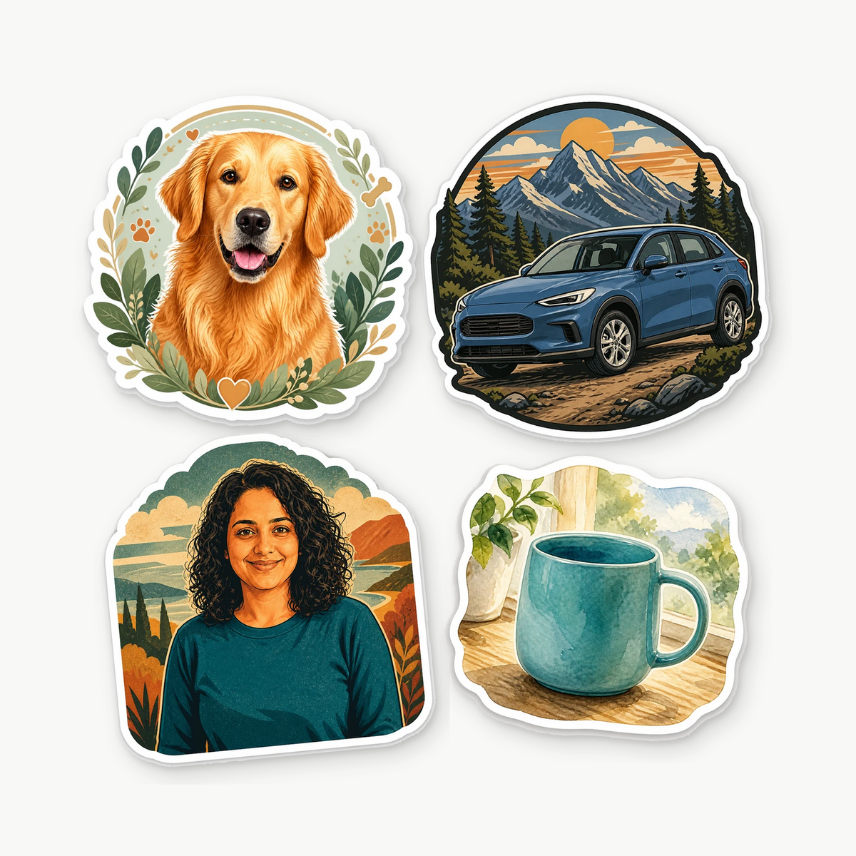 AI Custom Sticker Packs