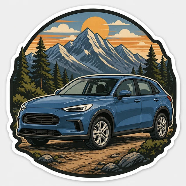 Adventure Badge AI sticker style example