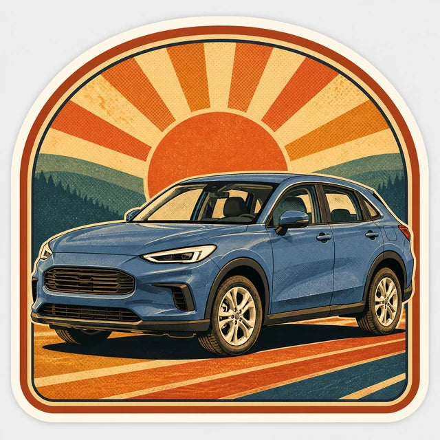 Retro Sticker AI sticker style example